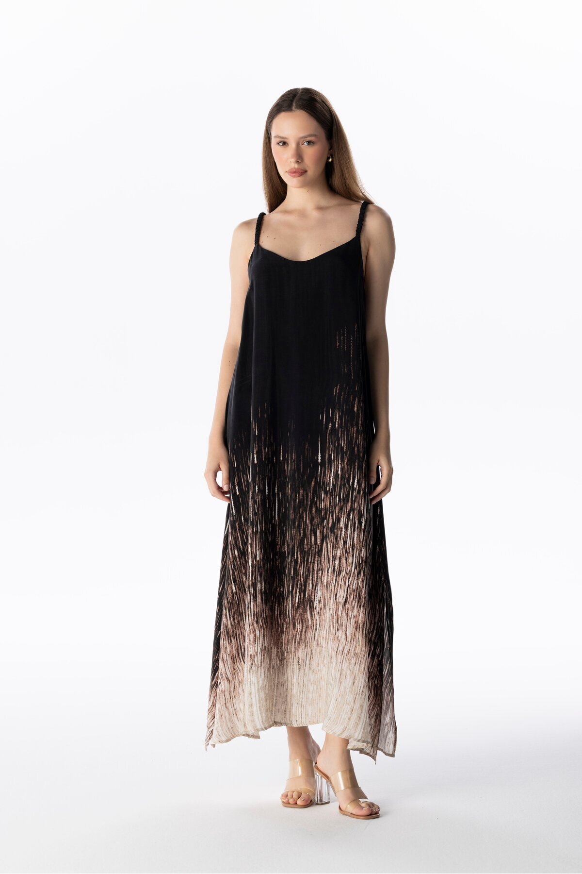 CUPRO LONG DRESS