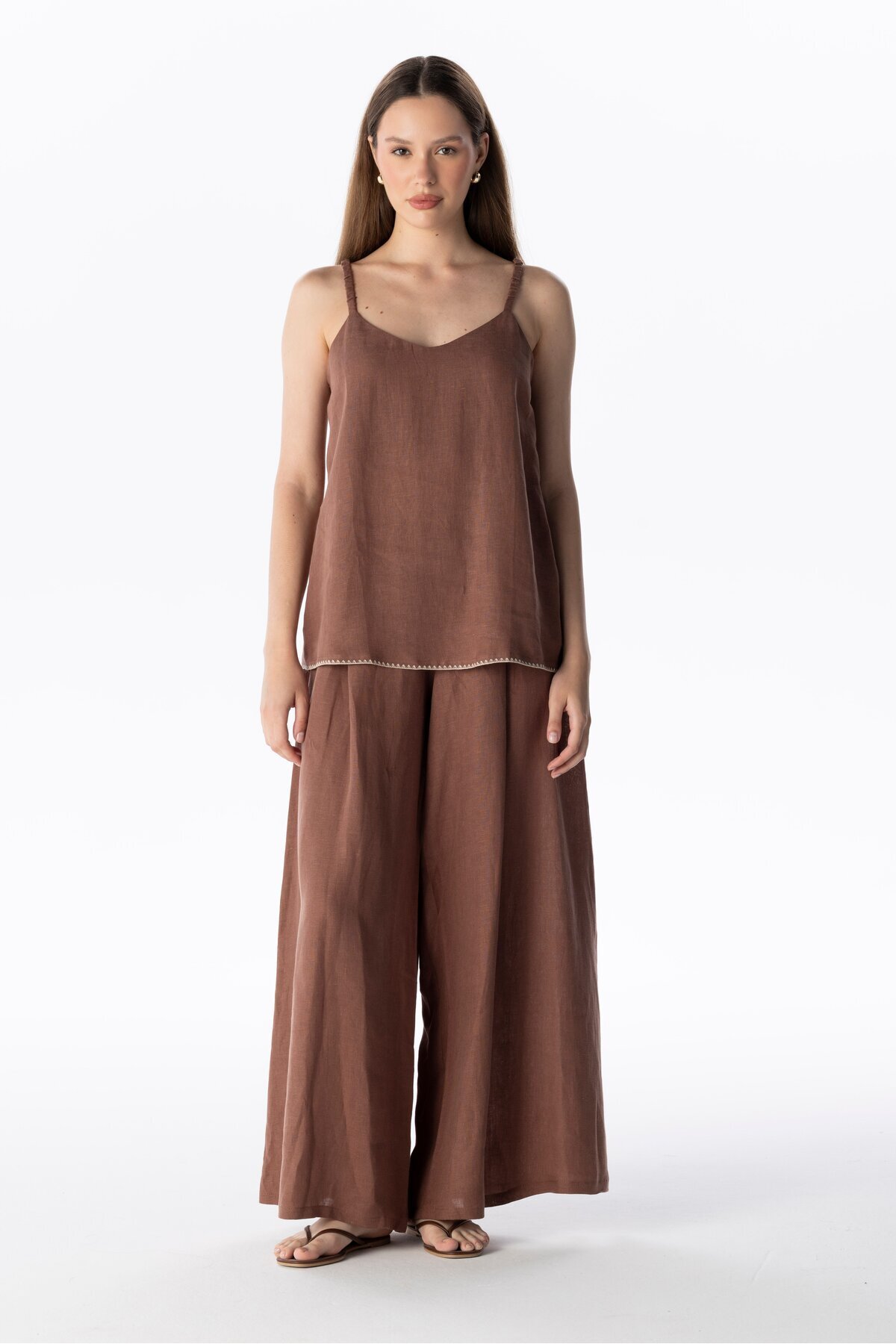LINEN CAMI TOP