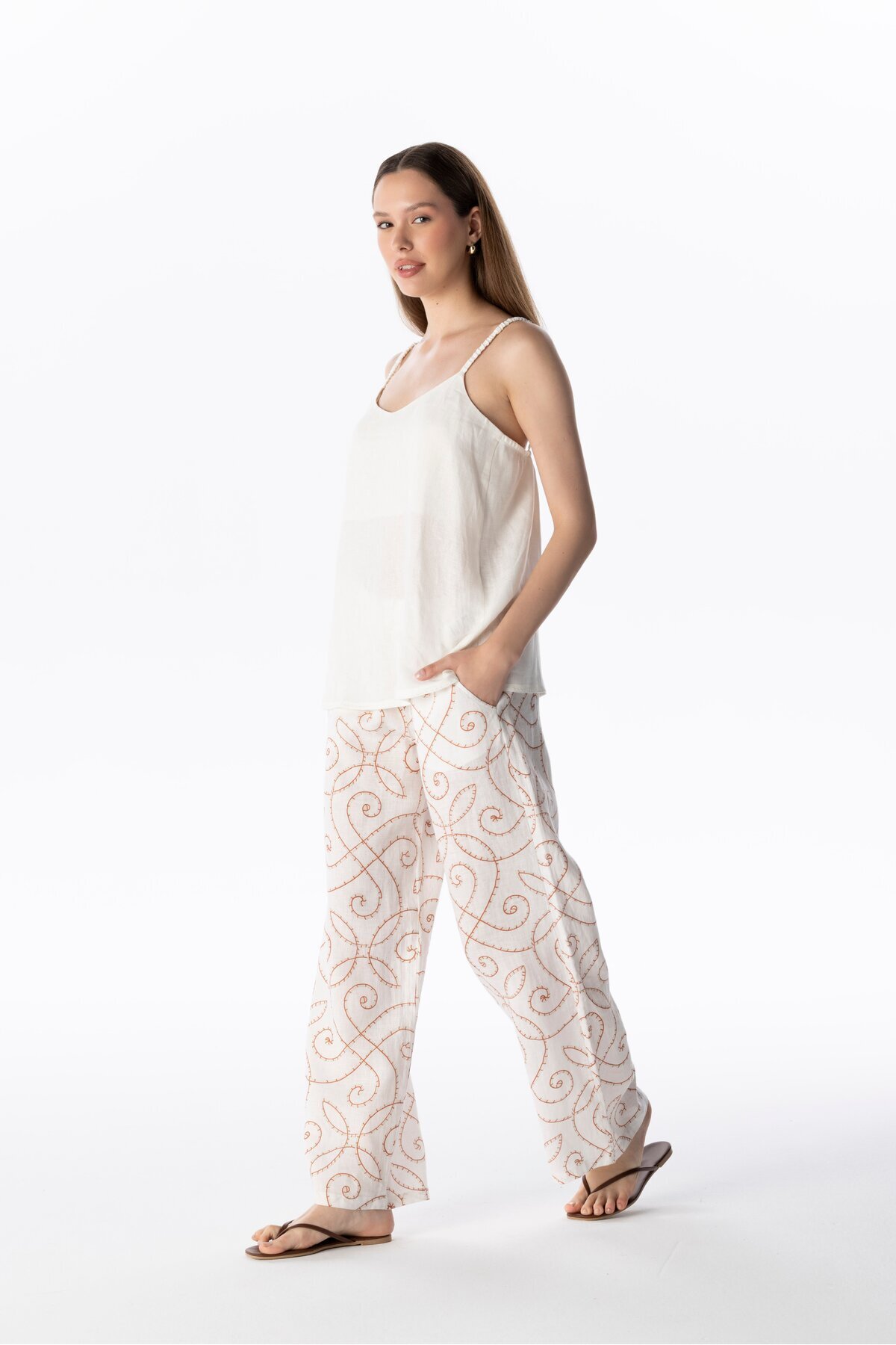 LINEN CAMI TOP