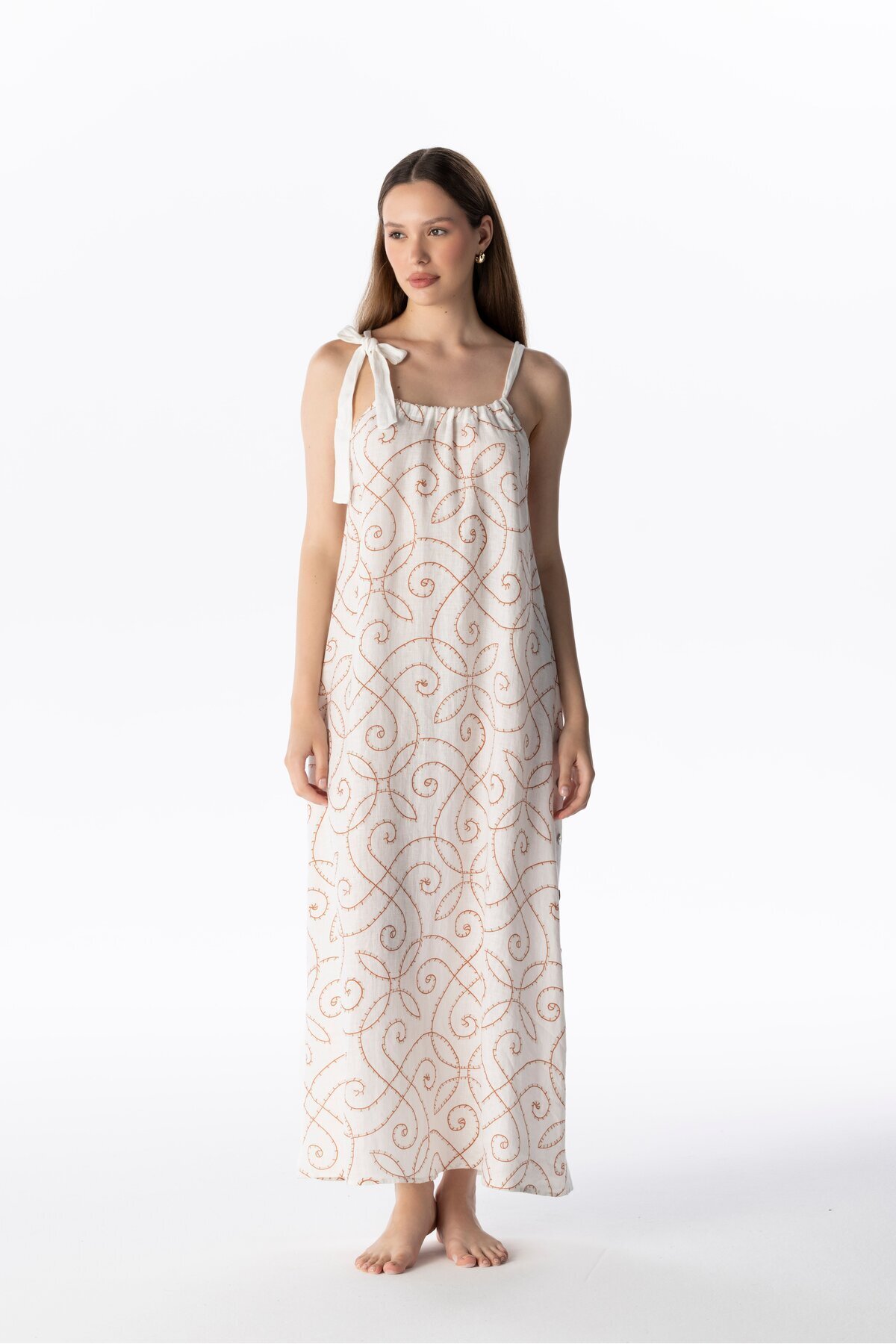 LINEN LONG DRESS