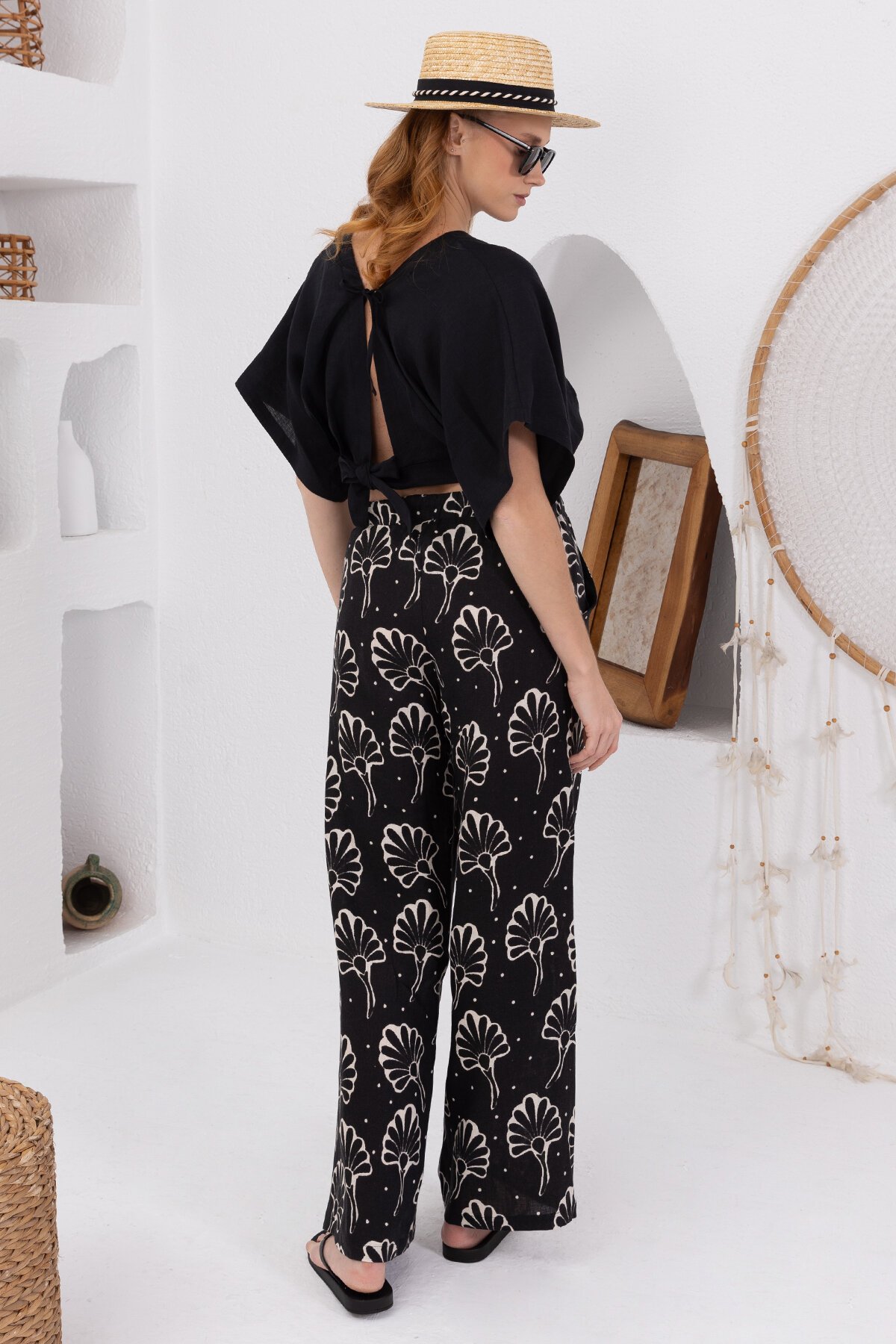 Natur | Keten Pantolon