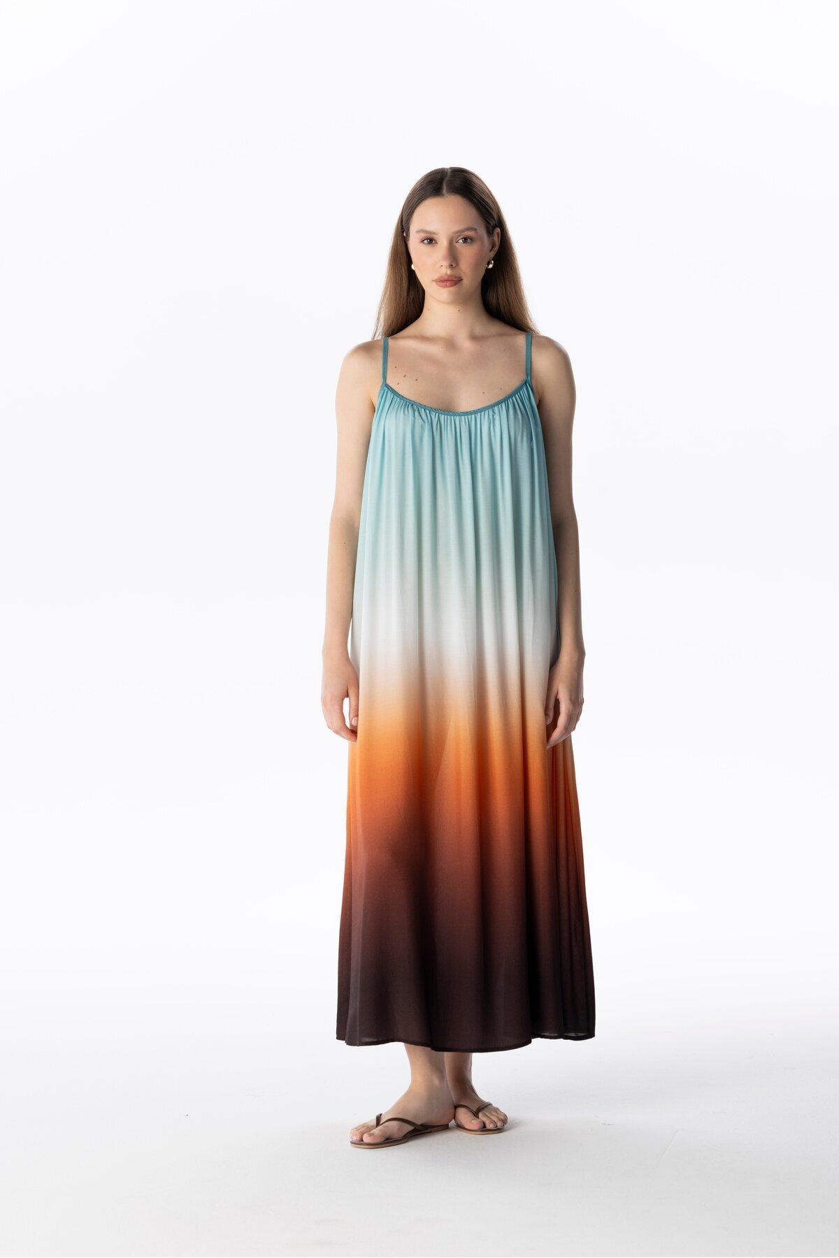 VISCOSE LONG DRESS