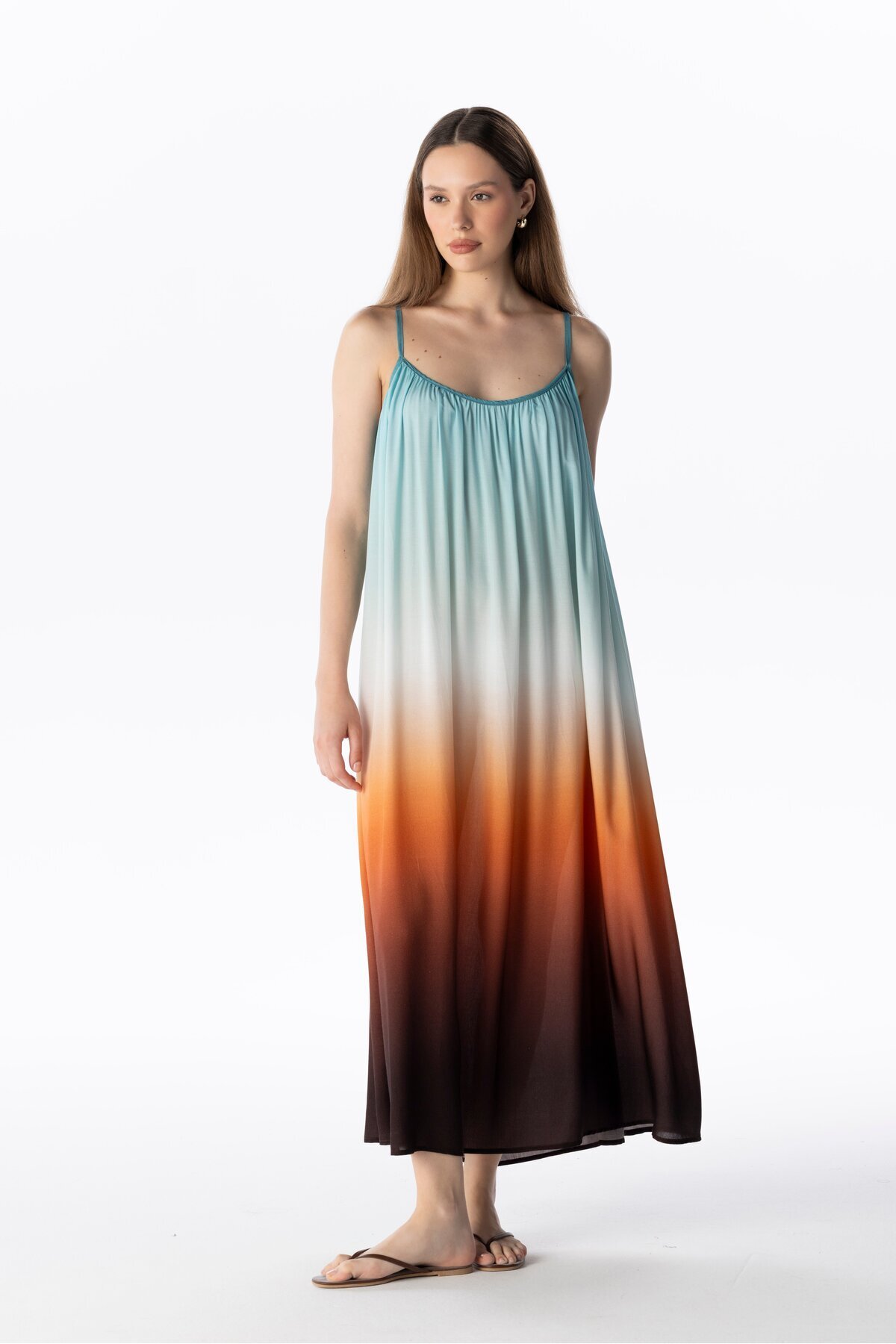 VISCOSE LONG DRESS