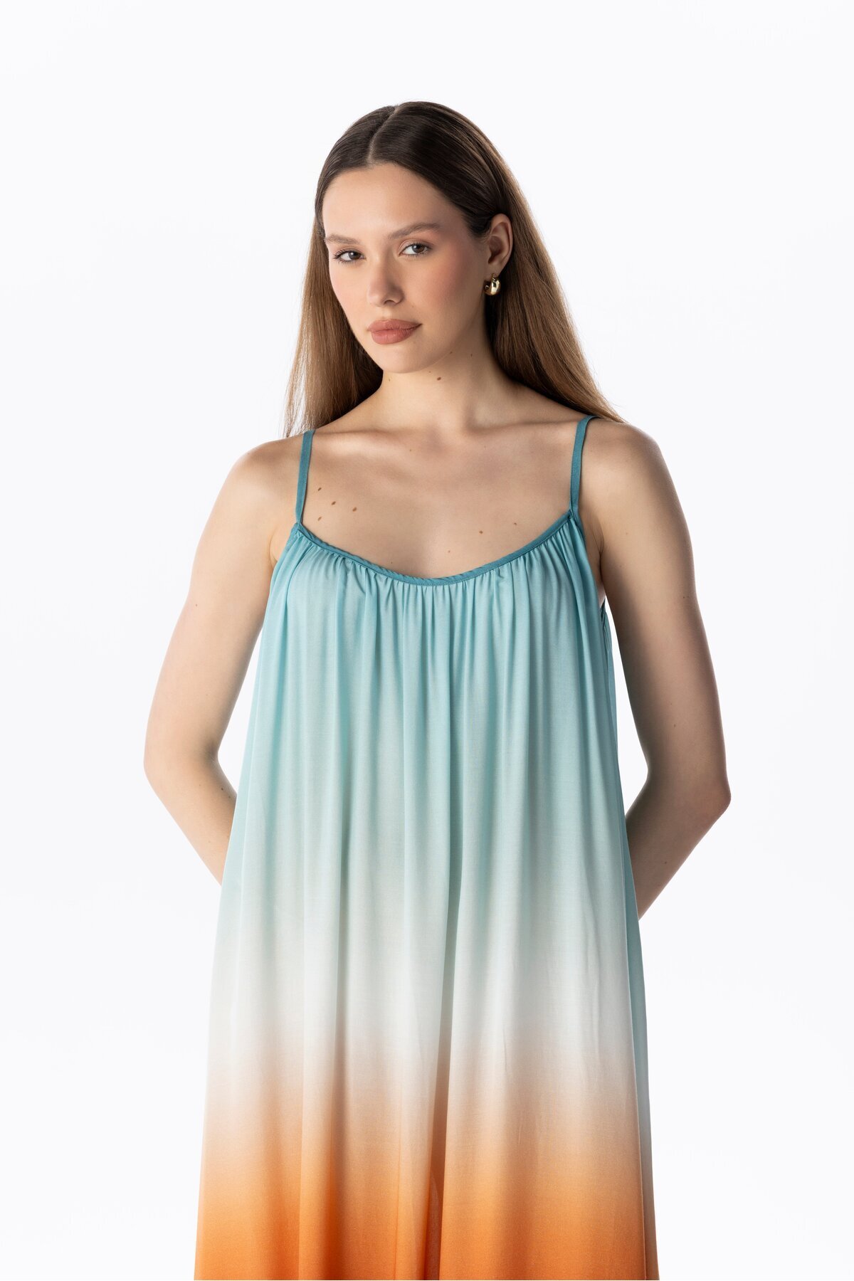 VISCOSE LONG DRESS