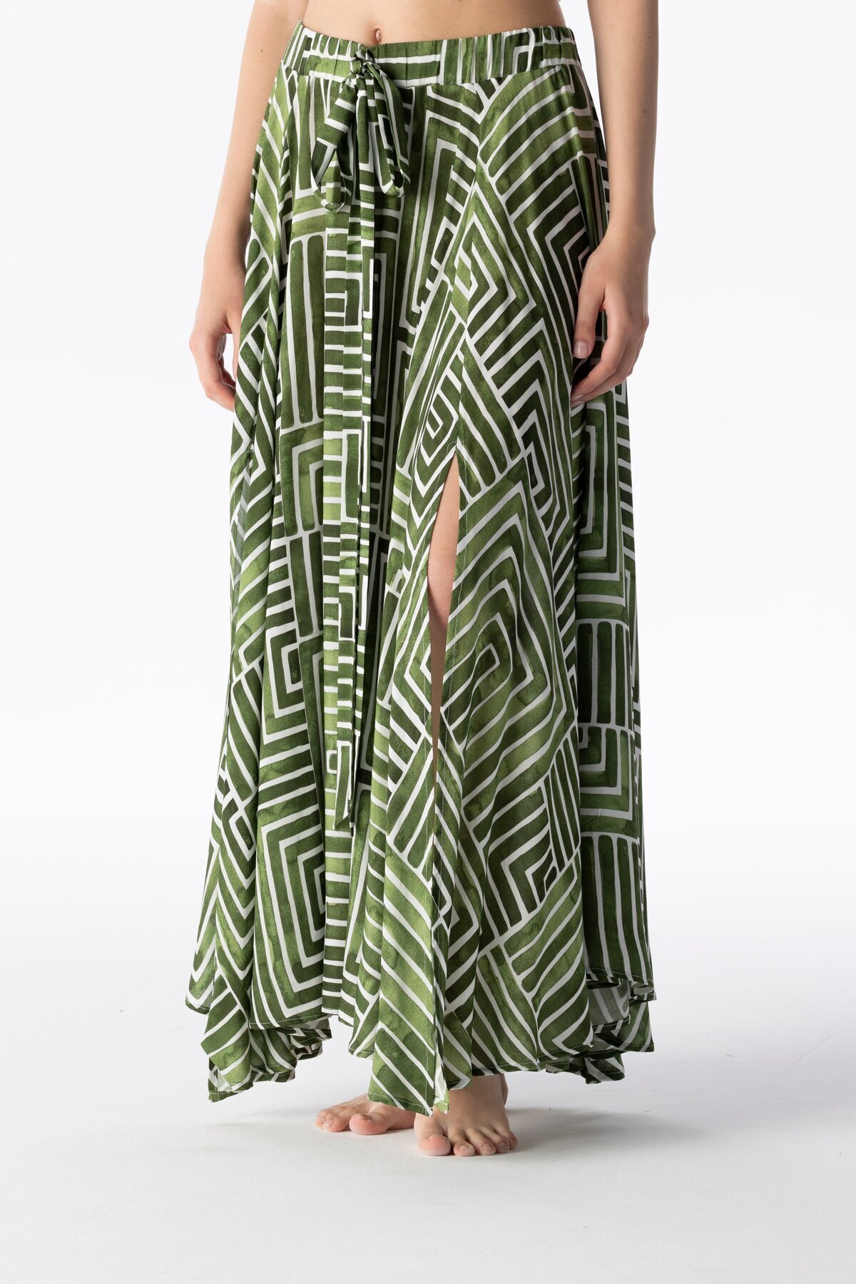 VISCOSE LONG SKIRT