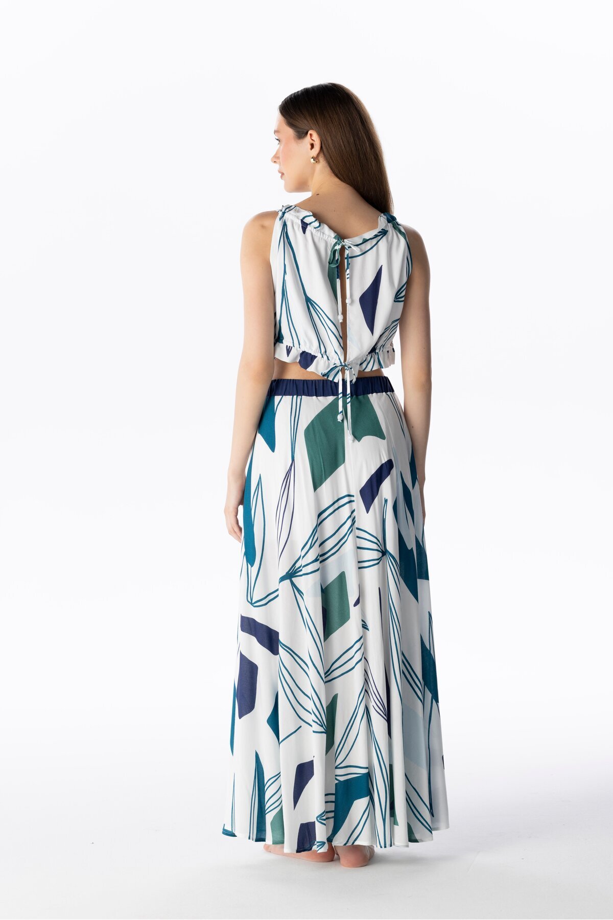 VISCOSE LONG SKIRT