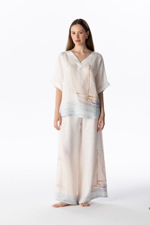 LINEN BLOUSE