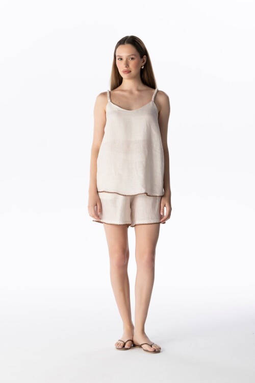 LINEN SHORTS