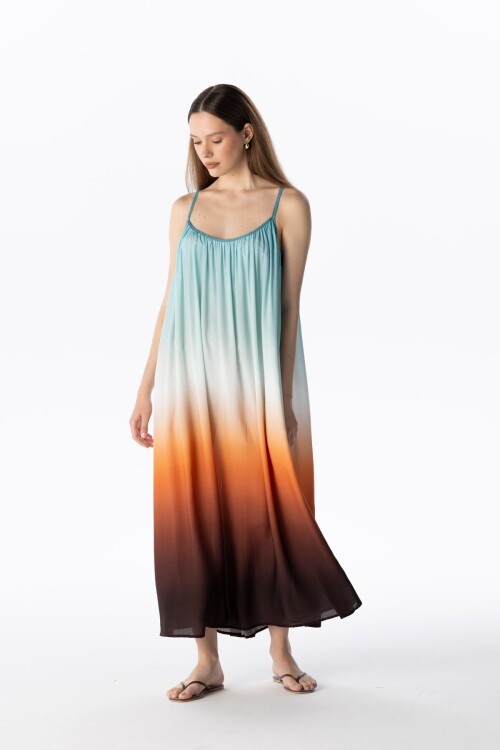 VISCOSE LONG DRESS