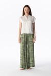 LINEN BUTTON TOP