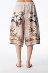 LINEN CAPRİ PANTS