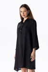 LINEN SHIRT DRESS