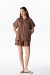 LINEN SHORTS