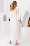 White Daisy | Keten Kimono